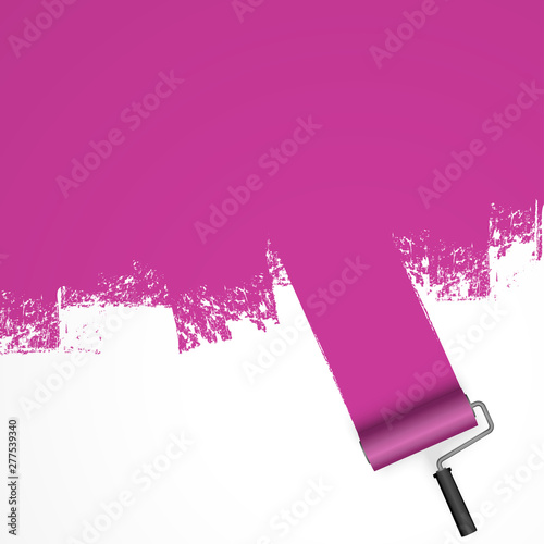 paint roller concept with marking