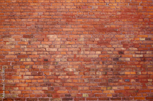 Alte Backsteinwand mit roten Bausteinen