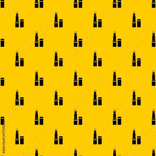 Lipstick pattern seamless vector repeat geometric yellow for any design