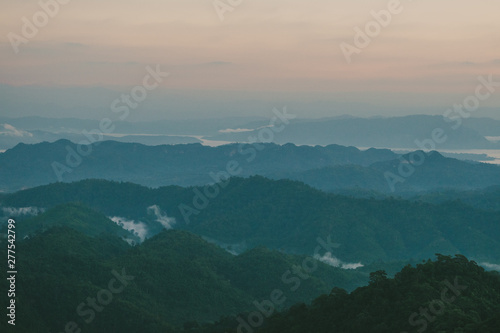 aerial view of mountains