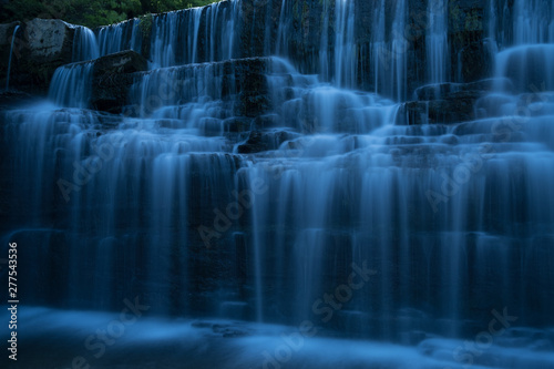 Waterfall in the Catalan town of Rupit