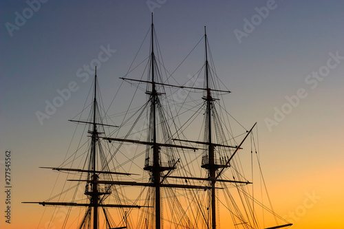 Tall ship mast