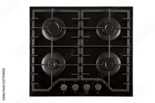 Obraz na plátne kitchen gas stove isolated on white background