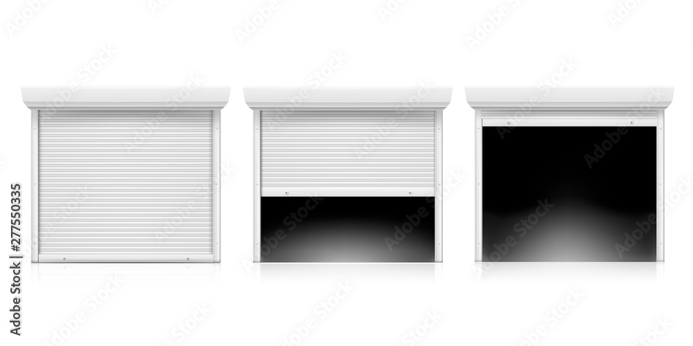 Roller shutter door set, coiling door for security Roller shutter door set, coiling door for security
