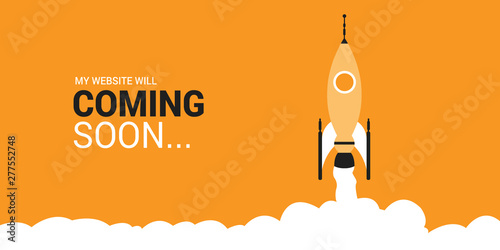 Coming Soon Website Template. Coming Soon Landing Page Design. Coming soon page for a new website.