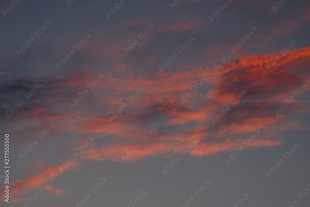 Fototapeta premium clouds in the sunset sky light