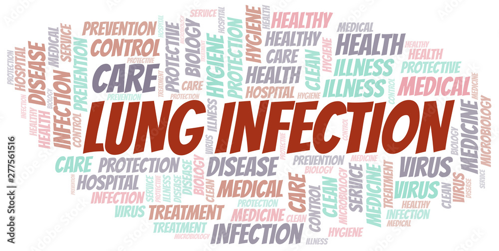 Lung Infection word cloud vector made with text only. Lung Infection word cloud vector made with text only.