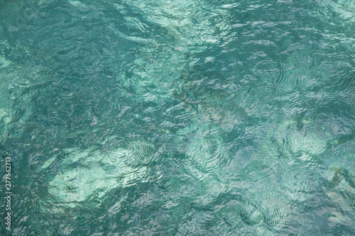 High-resolution background of turquoise water surface
