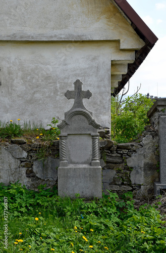 friedhof in adelsdorf, tschechien photo