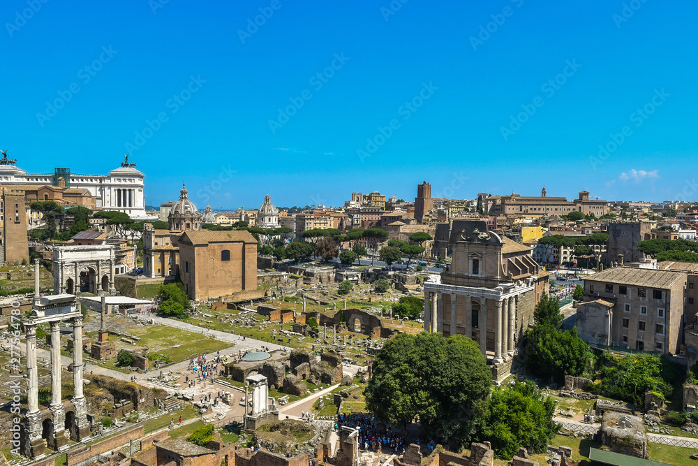 Blick auf Rom die ewige Stadt