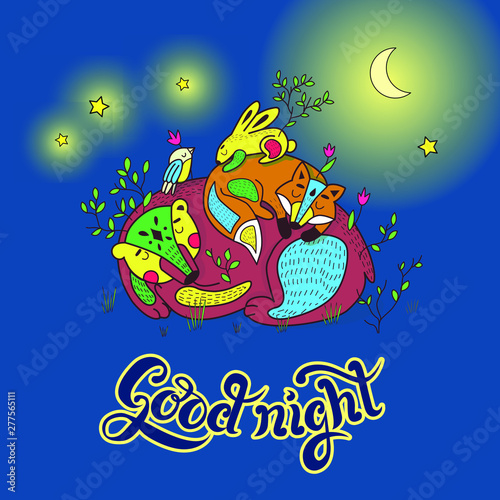 Cuadro en lienzo Good night