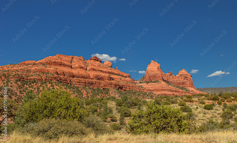 Orange Desert Rock Formation, Sedona, Arizona Orange Desert Rock Formation, Sedona, Arizona