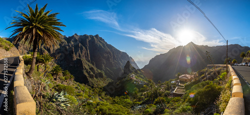 The beautiful village of Masca in the mountains of Tenerife