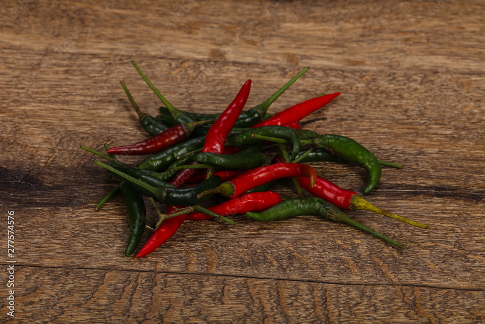 Hot and spicy Chili pepper heap Hot and spicy Chili pepper heap