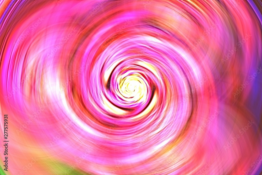 Fototapeta premium abstract fractal background, wallpaper with a curved digital colorful spiral