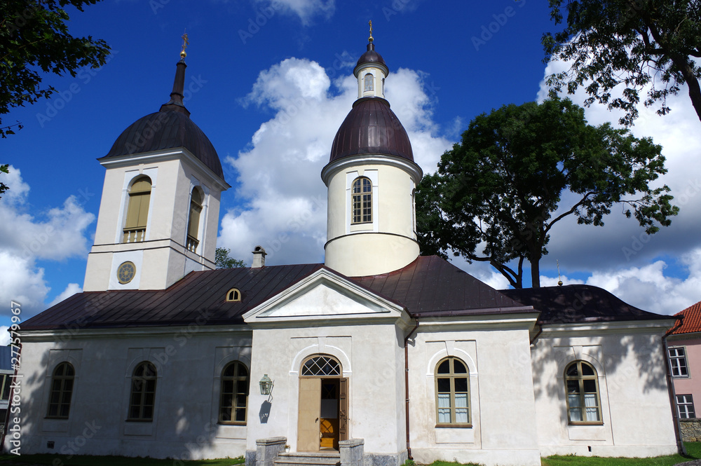 Eglise sur l'ile de saaremaa, Estonie