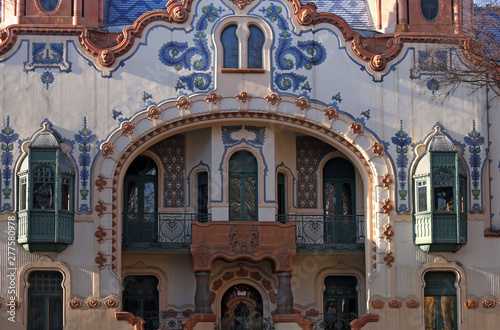 Reichl palace detail Subotica Serbia