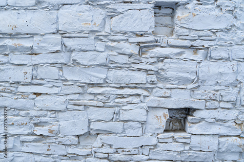 Ancient stone wall background. Pano Lefkara, Cyprus. photo