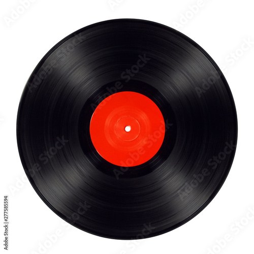 Old long play - clipping path