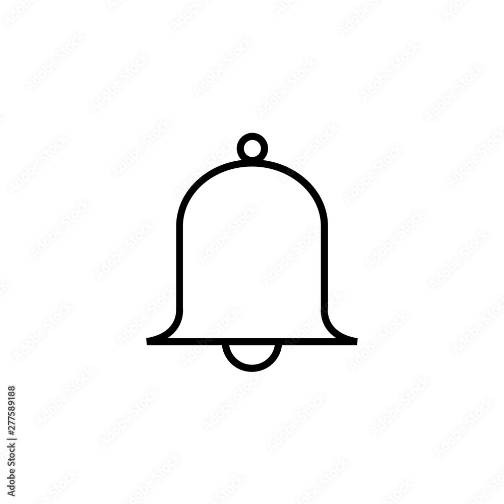 Bell Icon in trendy flat style isolated on grey background. Notification symbol for your web site design, logo, app, UI. Vector illustration, EPS10. Bell Icon in trendy flat style isolated on grey background. Notification symbol for your web site design, logo, app, UI. Vector illustration, EPS10.