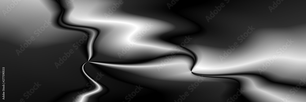 Fototapeta premium Digital Art, abstract three-dimensional objects with soft lighting, Germany