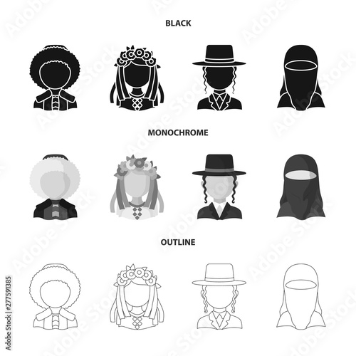 Vector design of imitator and resident sign. Collection of imitator and culture vector icon for stock.