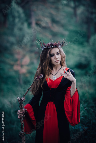 fairy tale witch in the forest © Наталья Новикова