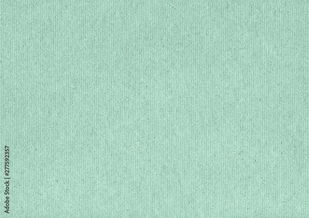 Fototapeta premium Photograph of recycle light Turquoise Kraft striped paper coarse grain crumpled grunge texture sample