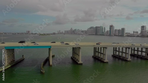 Julia Tuttle Causeway Miami aerial footage photo