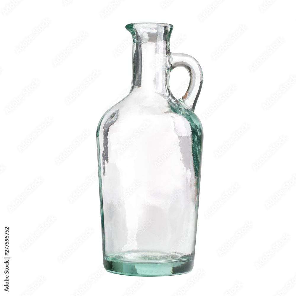 Antique glass jar for olive oil Antique glass jar for olive oil