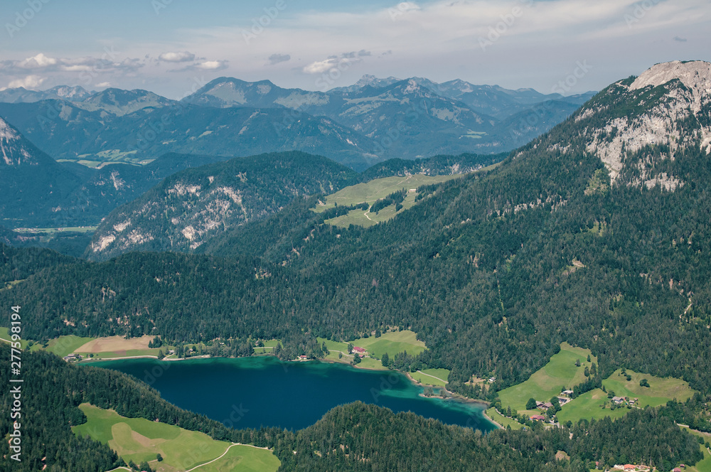 Mountain panorama with lake Mountain panorama with lake