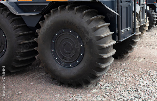 powerful off-road transporter, all-terrain vehicle for special missions