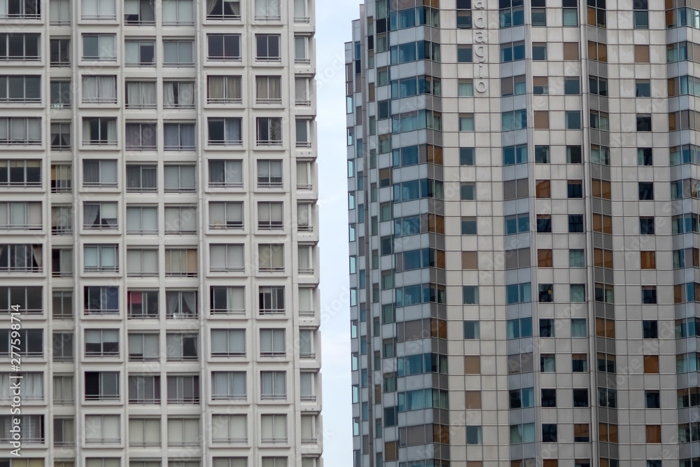 Modern Skyscrapers in Paris in France