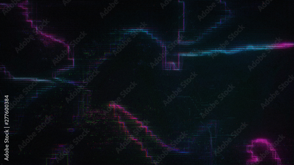 Neon Alien Sky Background Stock Template | Adobe Stock