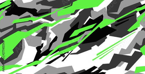 Car decal wrap design vector. Graphic abstract stripe racing background kit designs for vehicle
