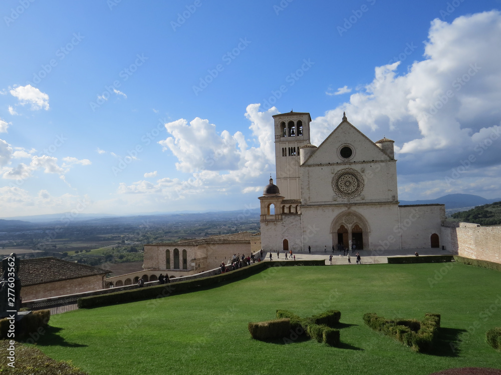 Beautiful church of Assisi in Portugal