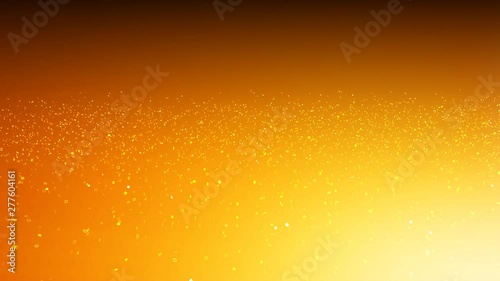 abstract background with golden bubbles