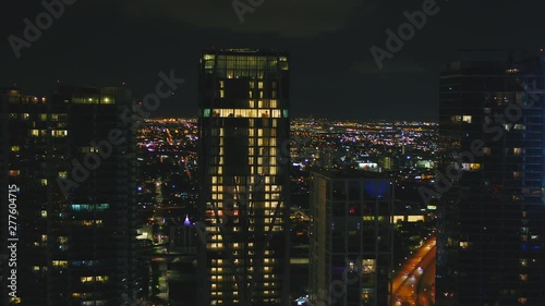 Wallpaper Mural Aerial video One Thousand Museum Miami at night Torontodigital.ca