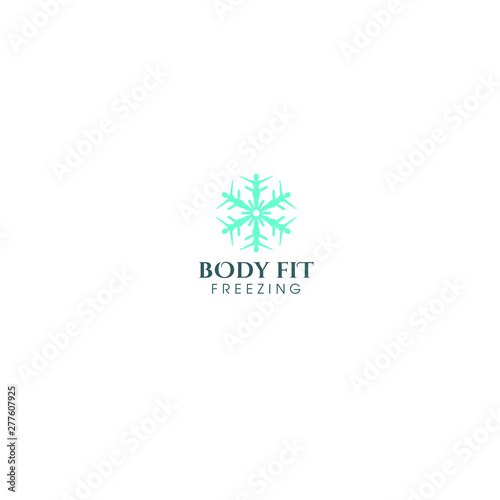 best original logo designs inspiration and concept for body fit freezing by sbnotion