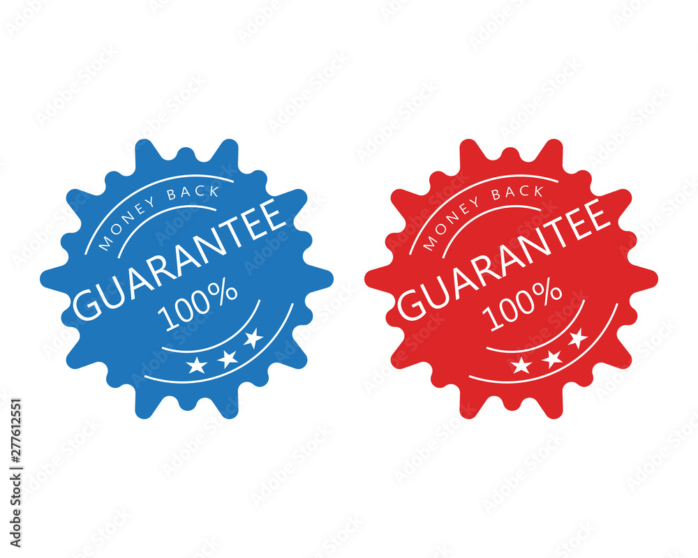 Obraz premium Guarantee Gold stamp sign vector