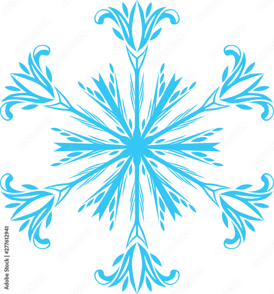 beautiful decorative snowflakes on a white background beautiful decorative snowflakes on a white background