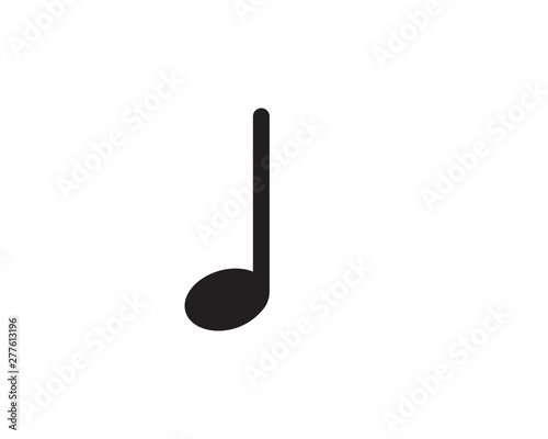 Music note symbols logo and icons