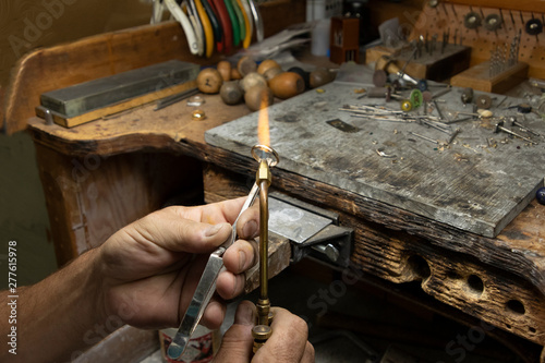 Hands of a Jeweler at Work