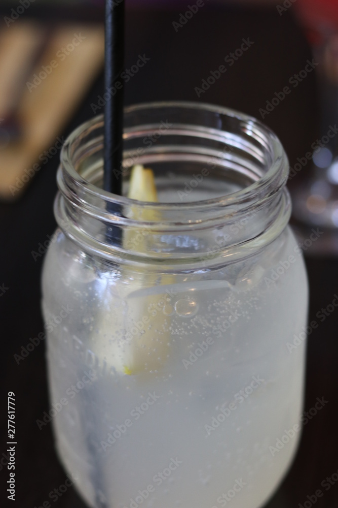 Glass full of lemonade Glass full of lemonade