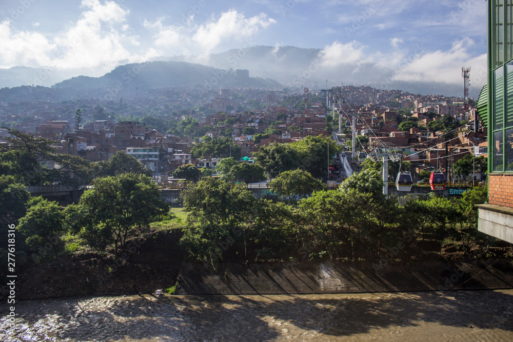 A panoramic view of the city of Medellin