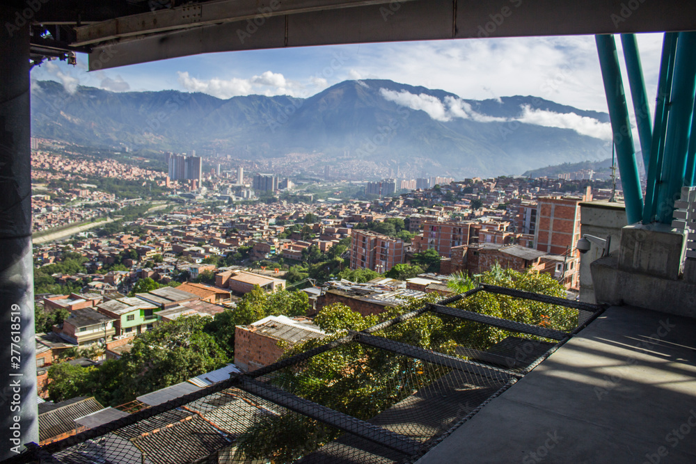 A panoramic view of the city of Medellin
