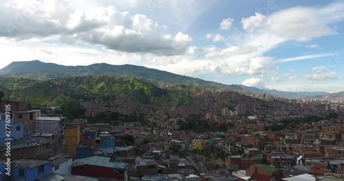 Aerial view of Medellin