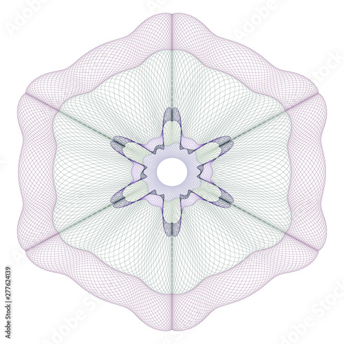 Watermark guilloche security design background diploma, certificate,