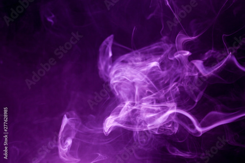 Toxic purple smoke.