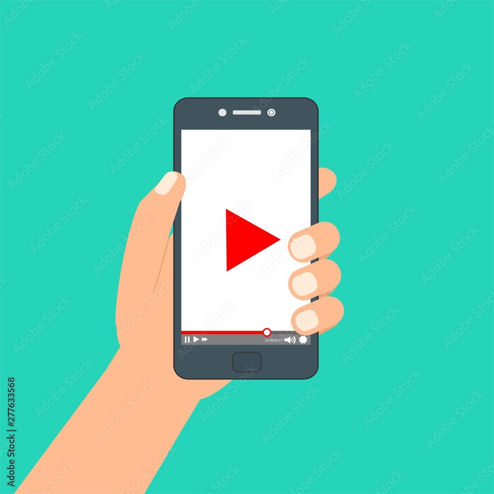 Hand holding phone icon. Vector illustration. There is a Hand holding phone icon. Vector illustration. There is a
